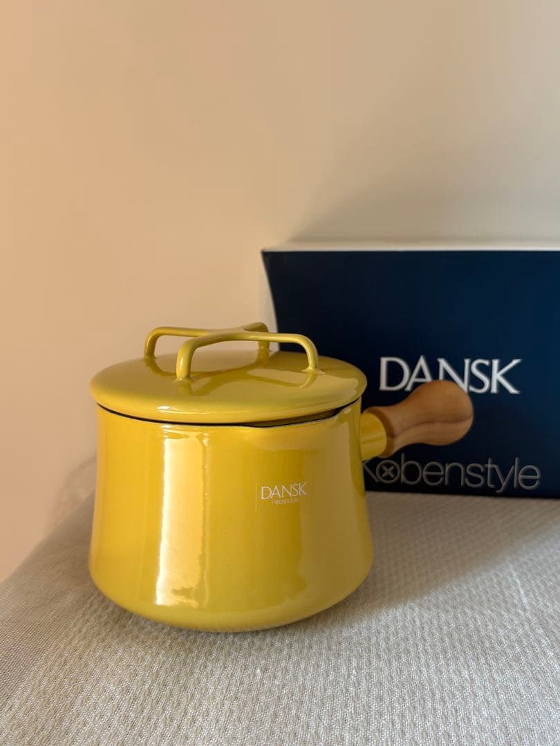 【新品・レア廃番品】DANSK コベンスタイルミルクパン（ソースパン）イエロー