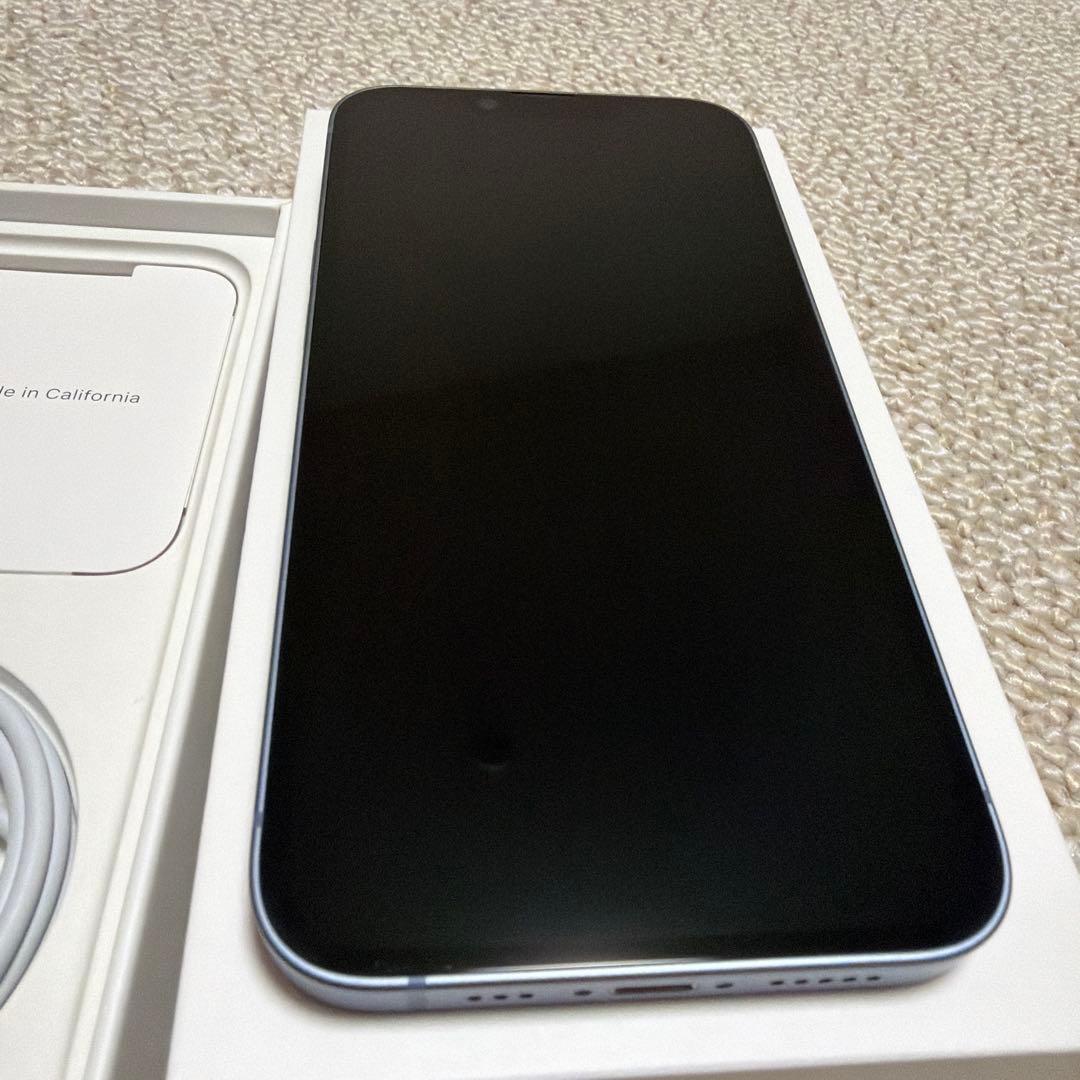 iPhone14 256GB ブルー SIMフリー 初期化済