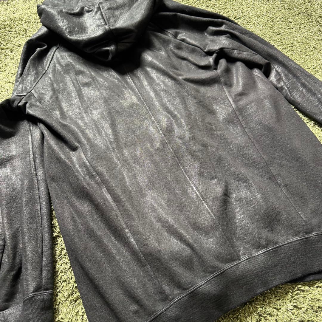 【ユリウスJULIUS ジオメトリックコーティングパーカー　サイズ1】