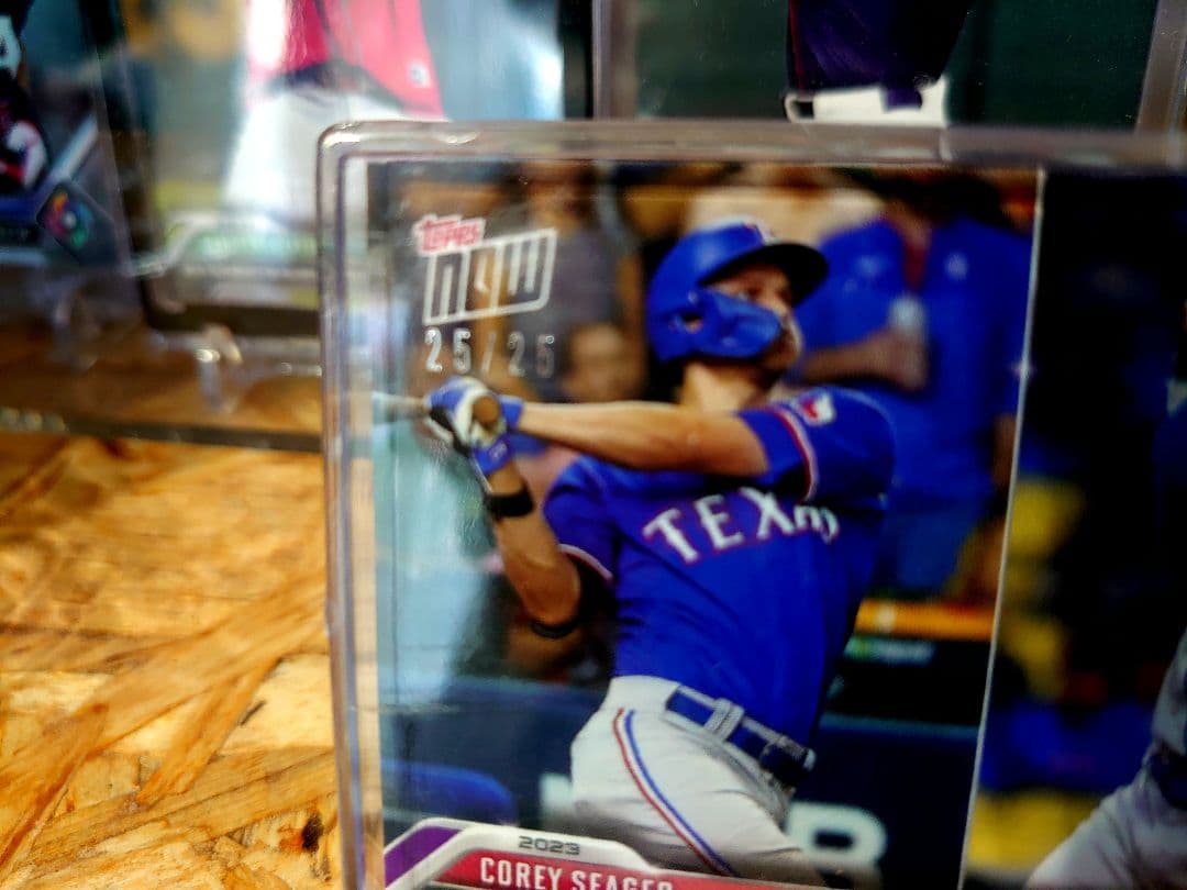 topps now コーリー・シーガー&フランシスコ・リンドーア ラストナンバー