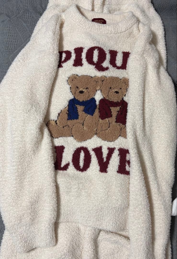 ジェラートピケ　クリスマス限定パジャマ　上下セット　ウィメンズ　レディース