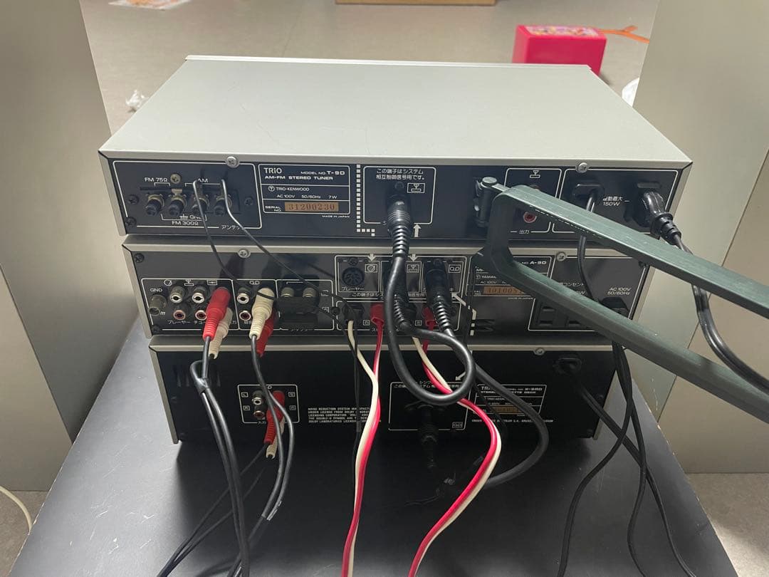 TRIO A-9D, X-9RD ,T9D, S-9Dコンポ シルバー/グレー