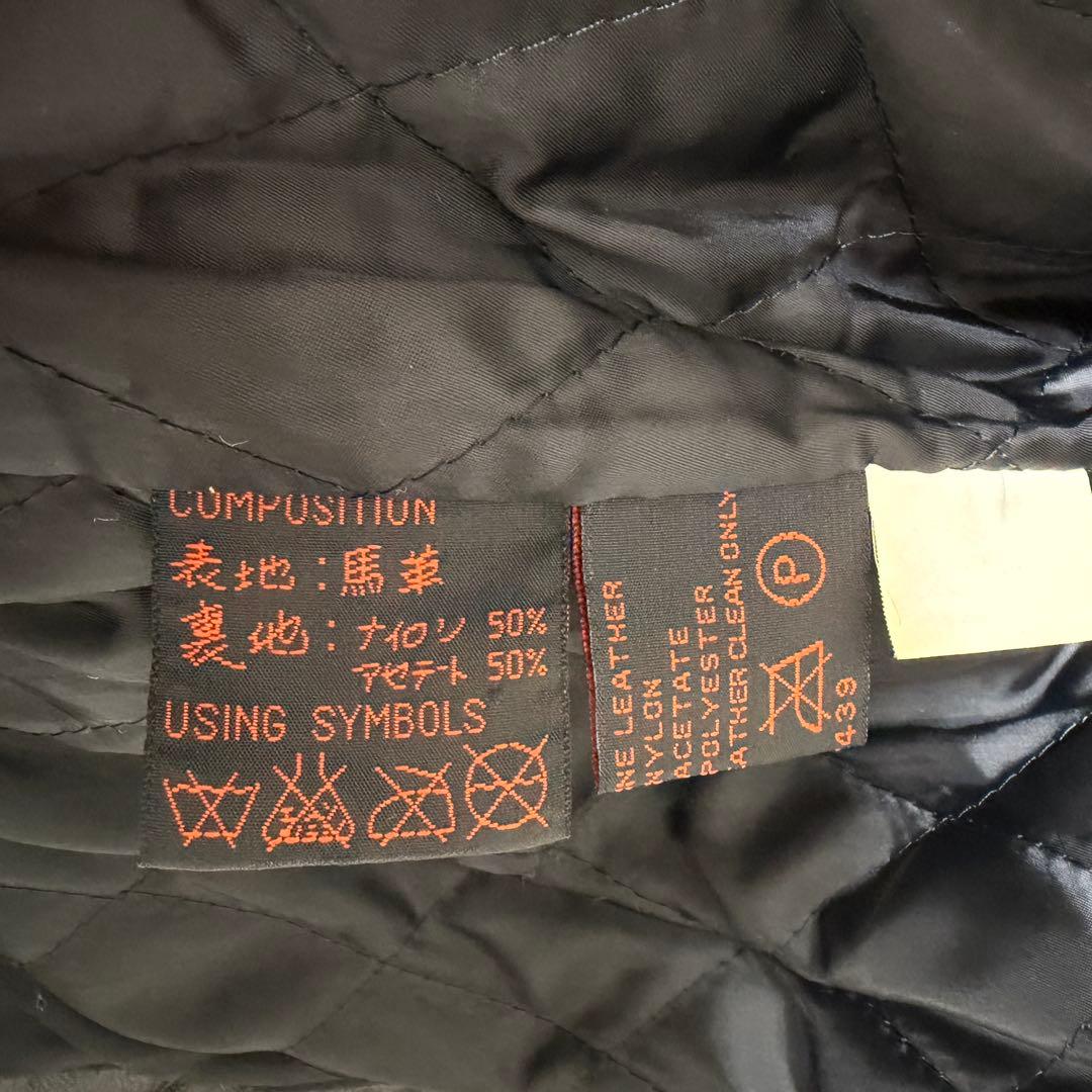 美品 インディアンモーターサイクル　馬革　シングルレザージャケット　ホースハイド