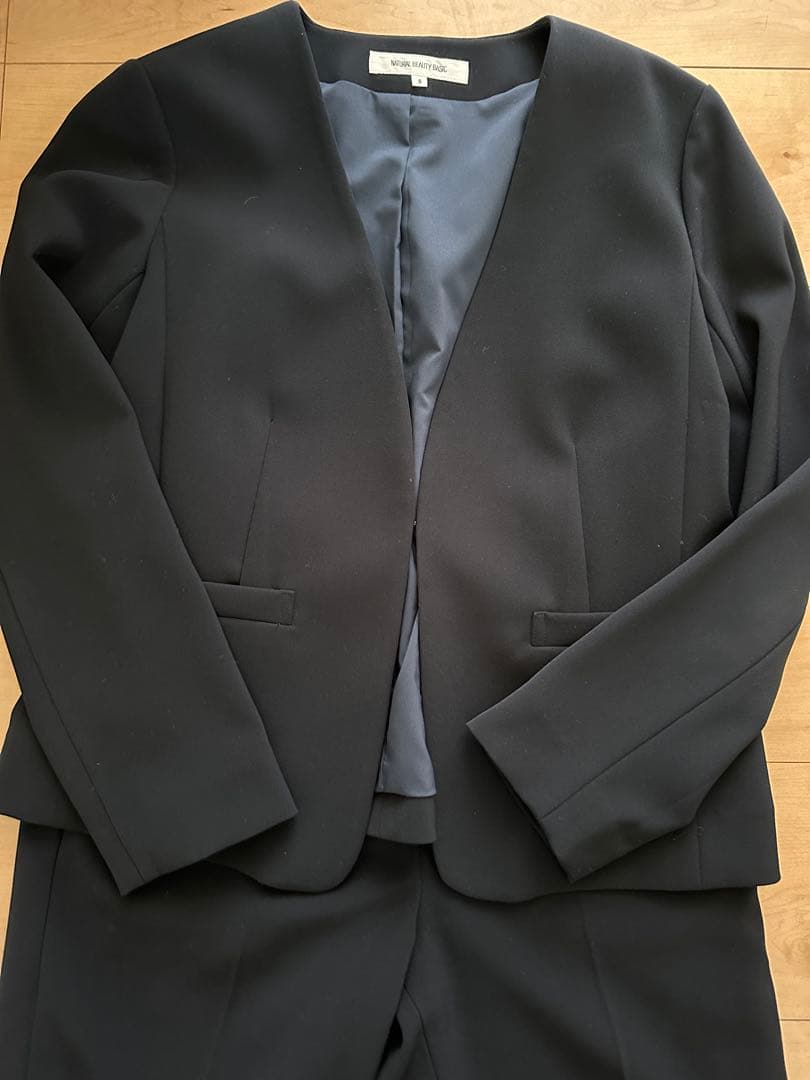 専用　ナチュラルビューティーベーシック　ネイビー　スーツセット　Sサイズ