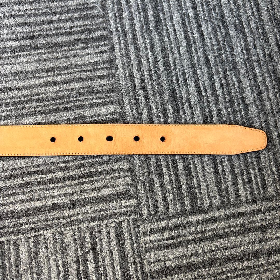 【極美品】ARNOLD WILLS & CO. 黒 カーフレザー ベルト 30