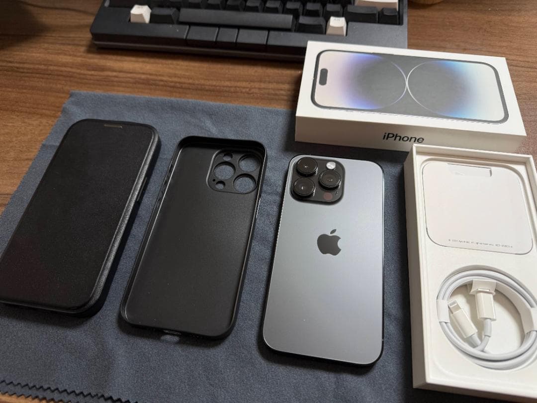 マカイオ iPhone 14 Pro スペースブラック 512GB おまけ