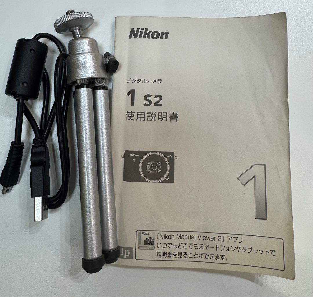 【美品】ニコン　Nikon1 S2　レンズ・新品純正ケース付　1382枚