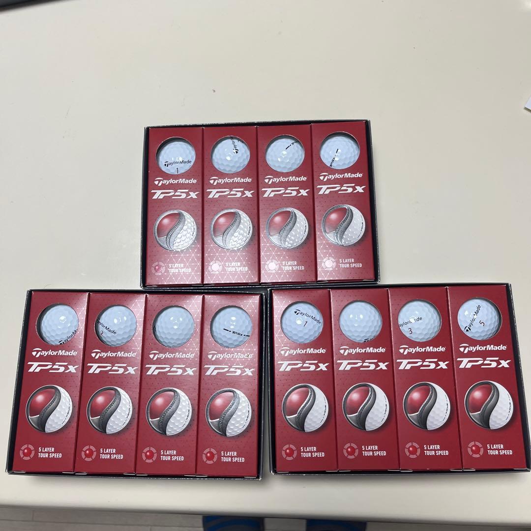 新品 TaylorMade TP5x ゴルフボール3箱セット 値引不可
