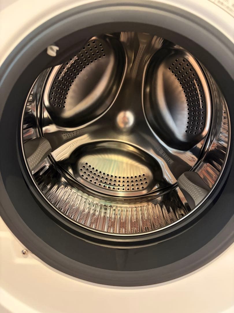 AQUA ドラム式電気洗濯機 8kg ホワイト AQW-F8N