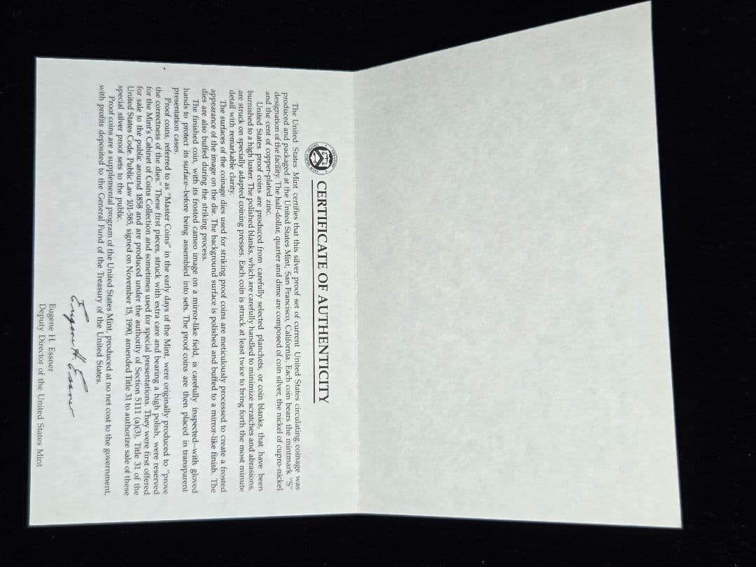 (プルーフ) アメリカ合衆国　シルバープレミアプルーフセット　1992 S