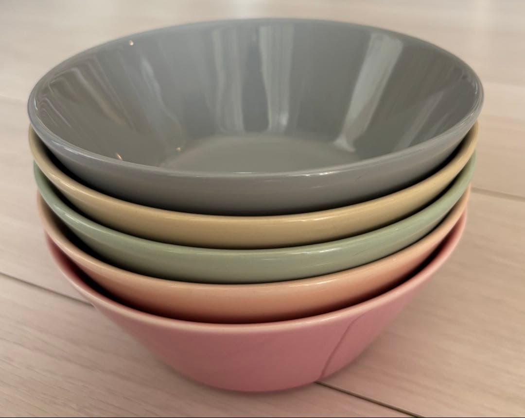 イッタラ ティーマ ボウル 15cm セラドングリーン 廃盤色 5つセット