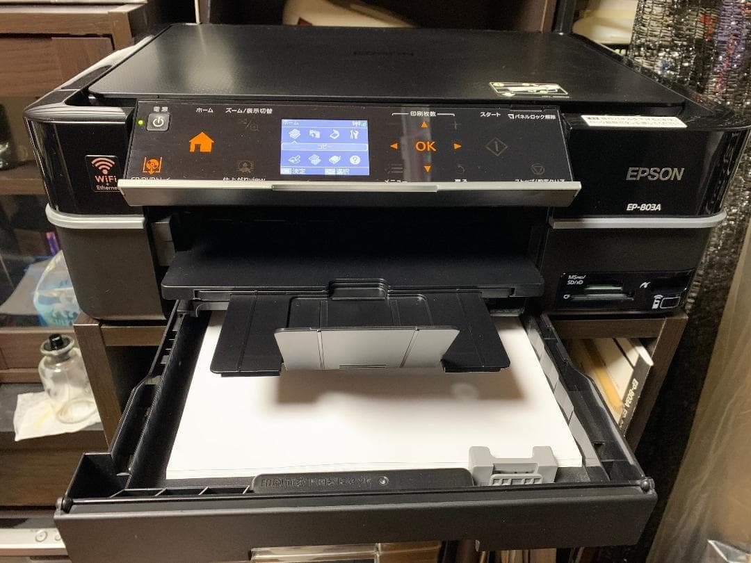 1*o様 EPSON エプソンプリンターEP-803A・Wi‐Fi接続機能/動作