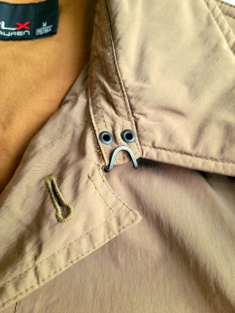 RLXRalphLorenラルフローレンメンズナイロンライトジャケットMベージュ