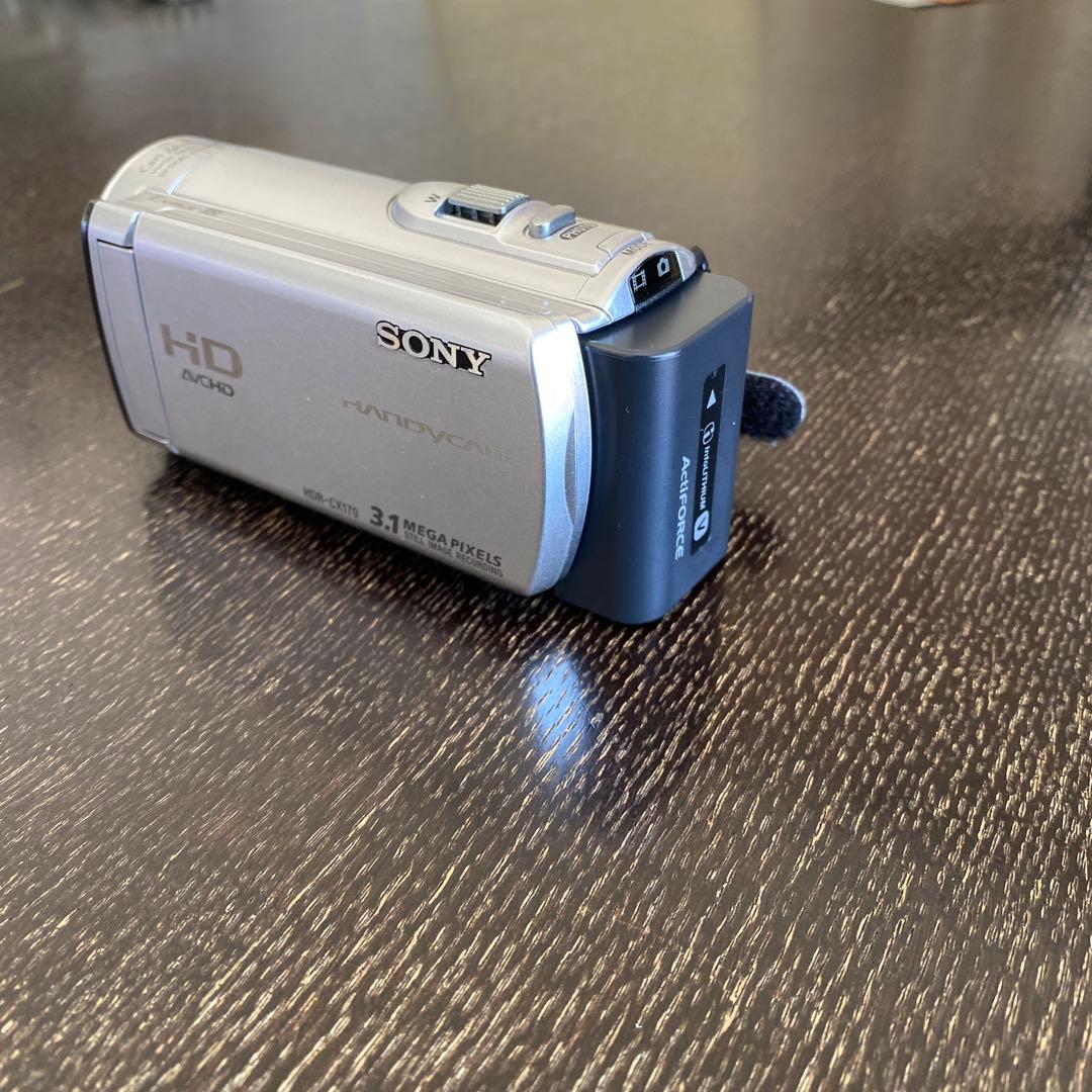 SONY HDR-CX170 ビデオカメラ 【予備大容量バッテリー付き】