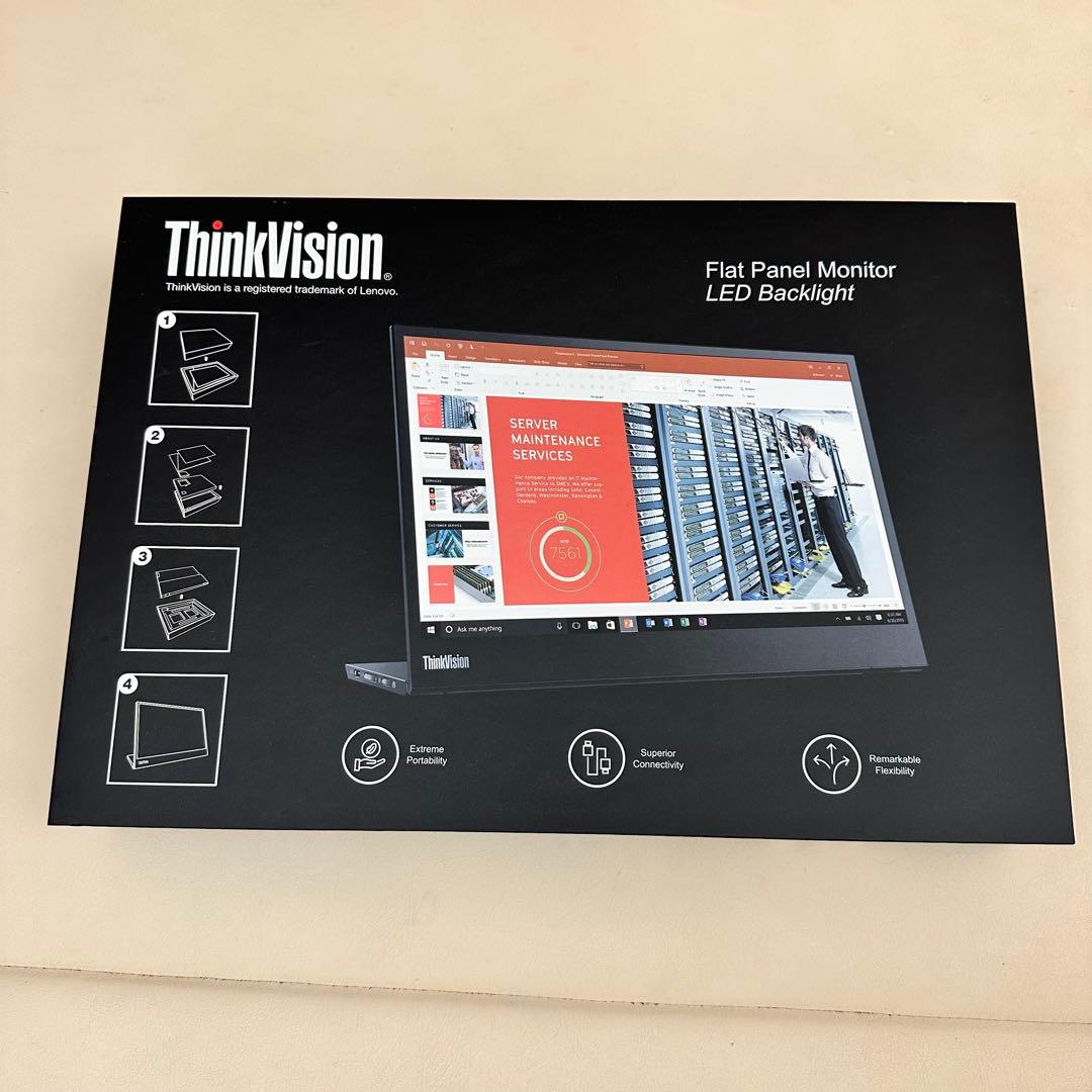 レノボ ThinkVision M14 LEDフラットパネルモニター