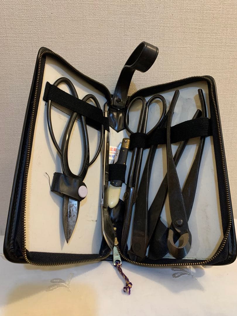 高級盆栽道具セット　6種類　ケース付き！　中古