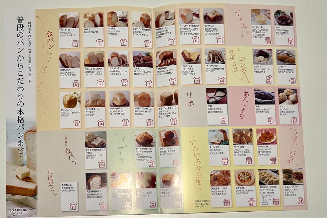 Panasonic ホームベーカリー SD-MDX102 ブラック 1斤タイプ