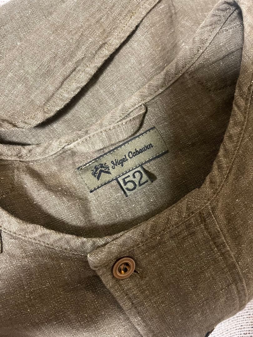 ナイジェルケーボン　フレンチアーミーシャツ