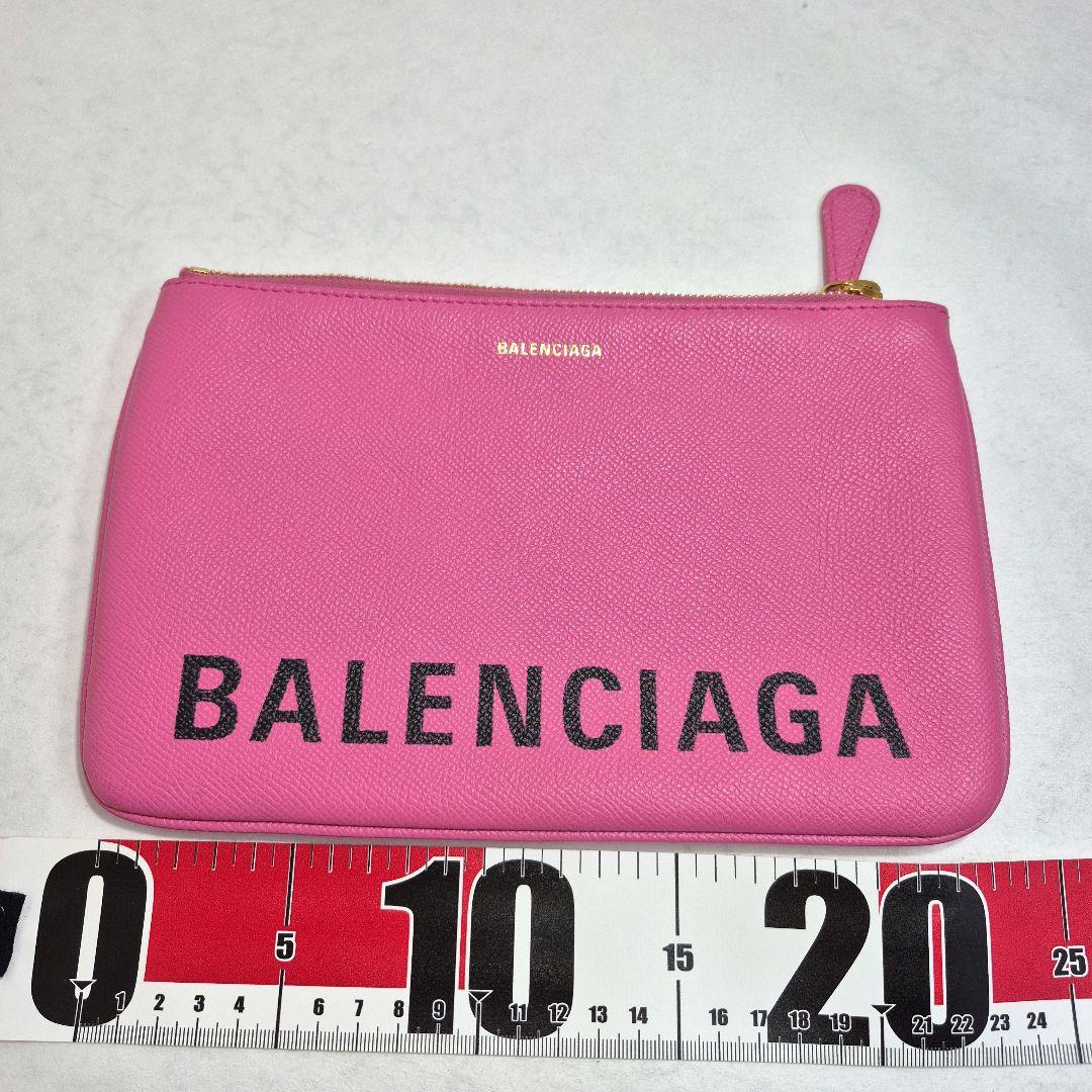 バレンシアガ ピンク クラッチバッグ ポーチ