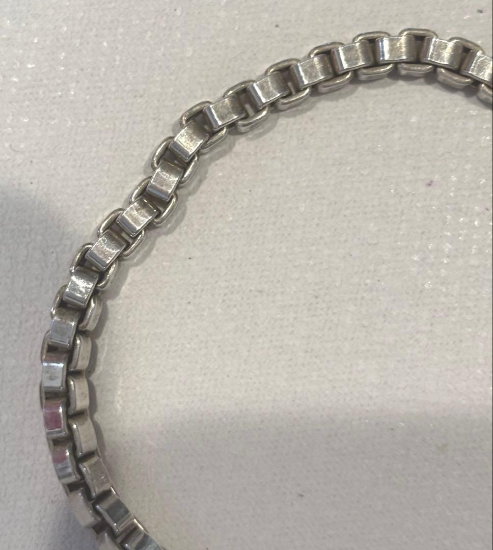 緊急セール‼️写真追加　ティファニー　ベネチアンリンクブレスレット　17cm 箱無