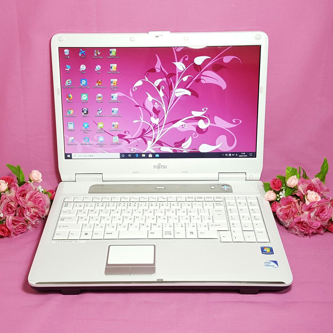 最新Windows10/ホワイト/LIFEBOOK/メモリ4G/テンキ/ＨＤＭＩ