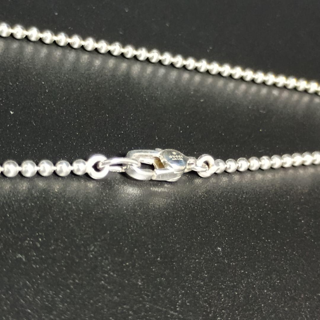 【美品】GUCCI ボールチェーン ネックレス 50cm ユニセックス S925