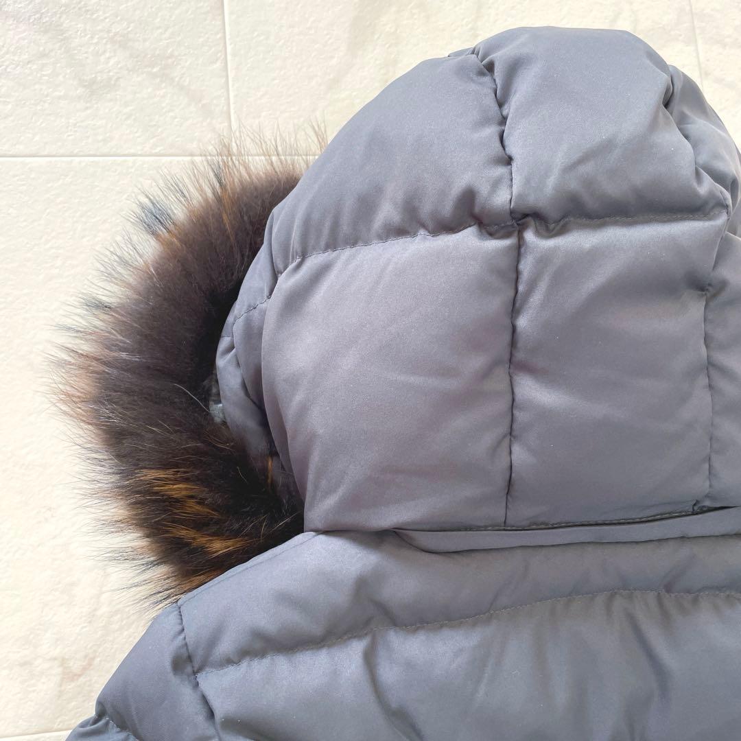 ☆極美品☆ ビ―ミングbyビームス定価33,000円 河田ロングダウン 墨色　S