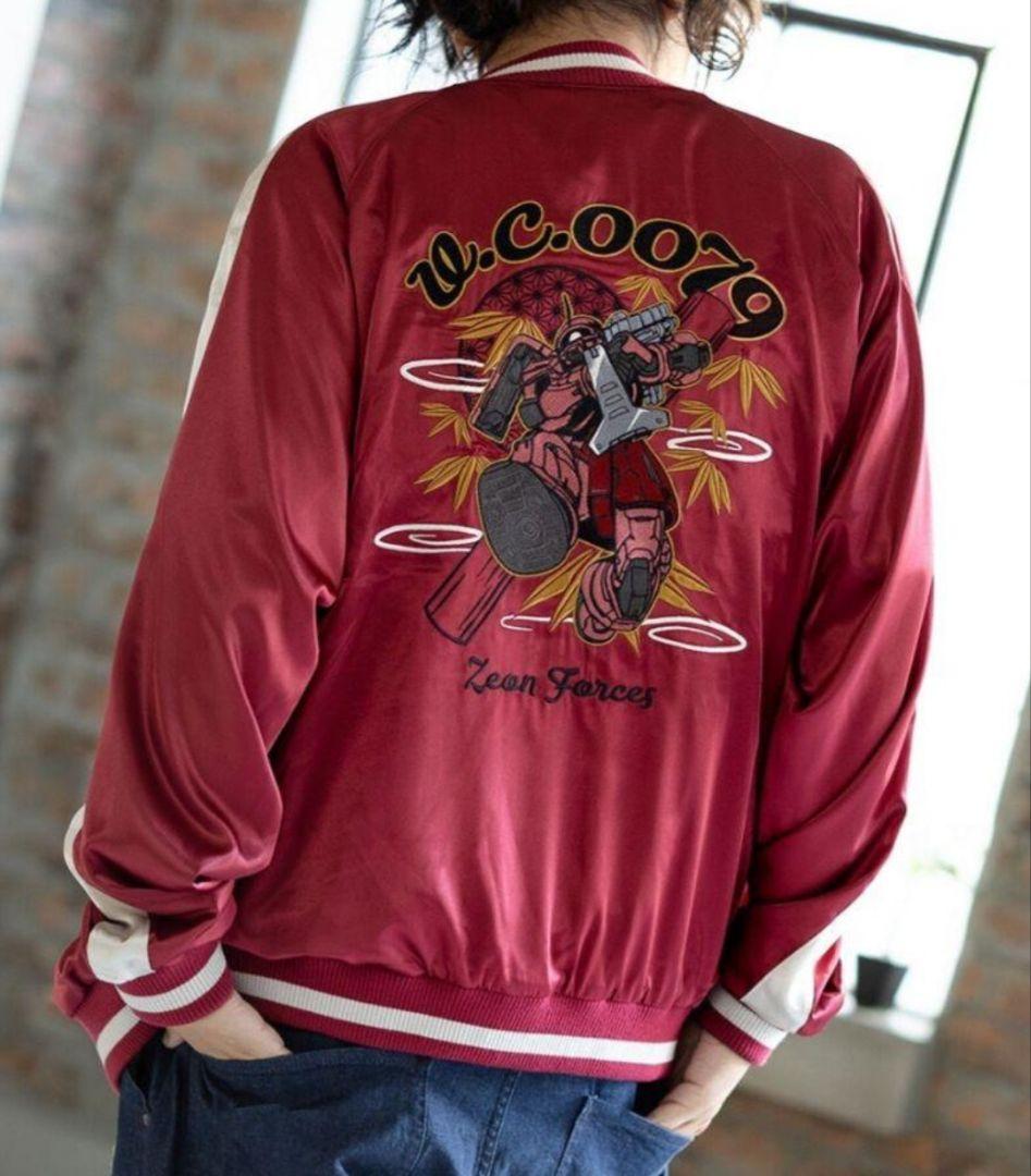 STRICT-G「ガンダムシリーズ」45周年スカジャン サザビー シャア専用ザク