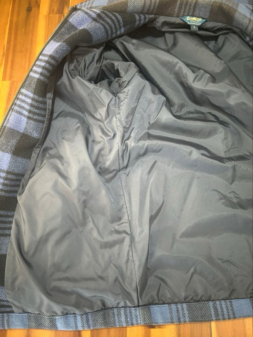 70s OSHKOSH チェックウールジャケット vintage