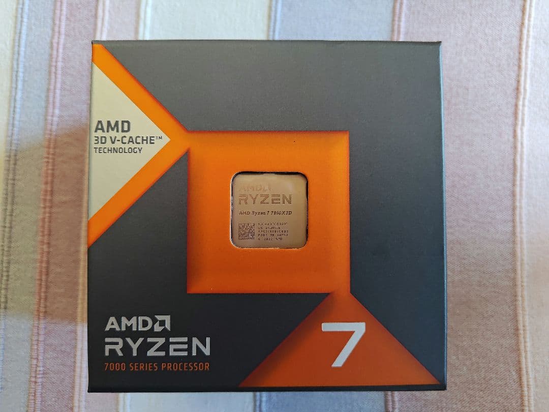 AMD Ryzen 7 7800X3D AM5 CPU 本体