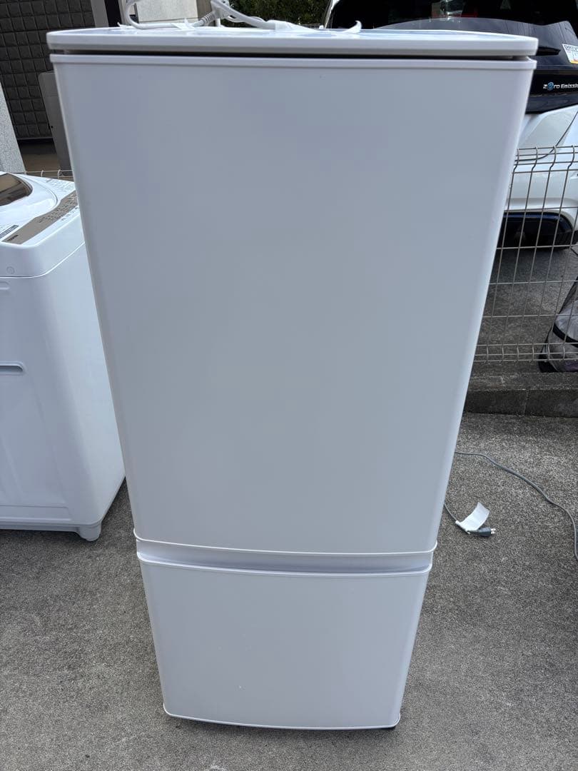 女性オーナー2022年製★三菱　冷蔵庫　ホワイト　一人暮らし　洗濯機