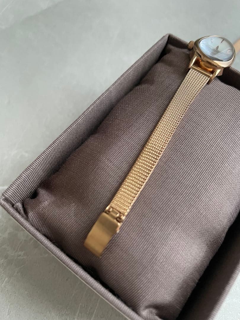 【購入証明証あり】ete ダイヤモンド ジェムフェイス メッシュベルト ウォッチ