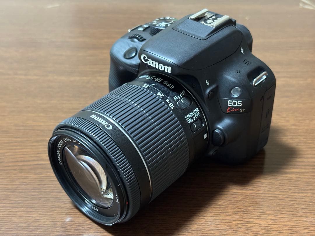 Canon EOS Kiss X7 レンズキット 撮影確認済 一部難あり