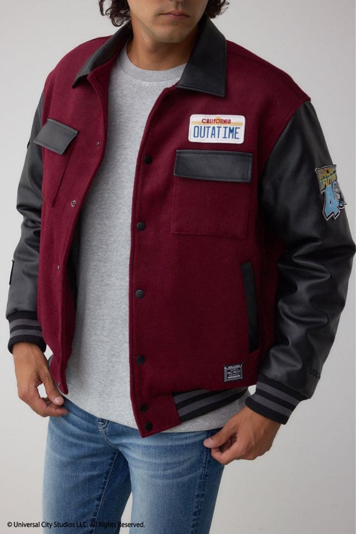 【早い者勝ち、新品未使用】 AZUL バック・トゥ・ザ・フューチャー ブルゾン