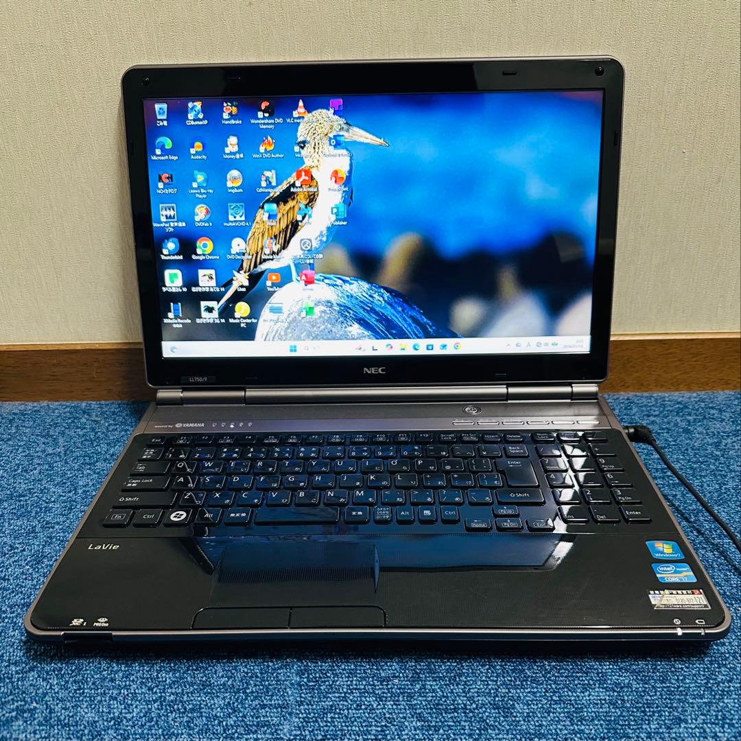 爆速！Core i7✨SSD256GB✨ブルーレイ✨オフィス✨NEC✨ヤマハ