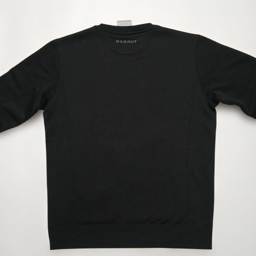 マムート　エッセンシャル　ミッドレイヤー　クルーネック　黒　裏起毛　M
