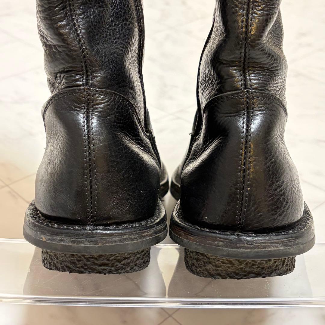 trippen トリッペン ロングブーツ 37 本革 黒 サイドジップ ドイツ製