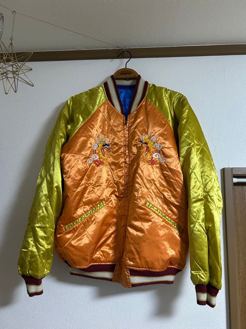 最終値下げ‼︎ 早い者勝ち80’s vintage スカジャン　YKK旧ジッパー