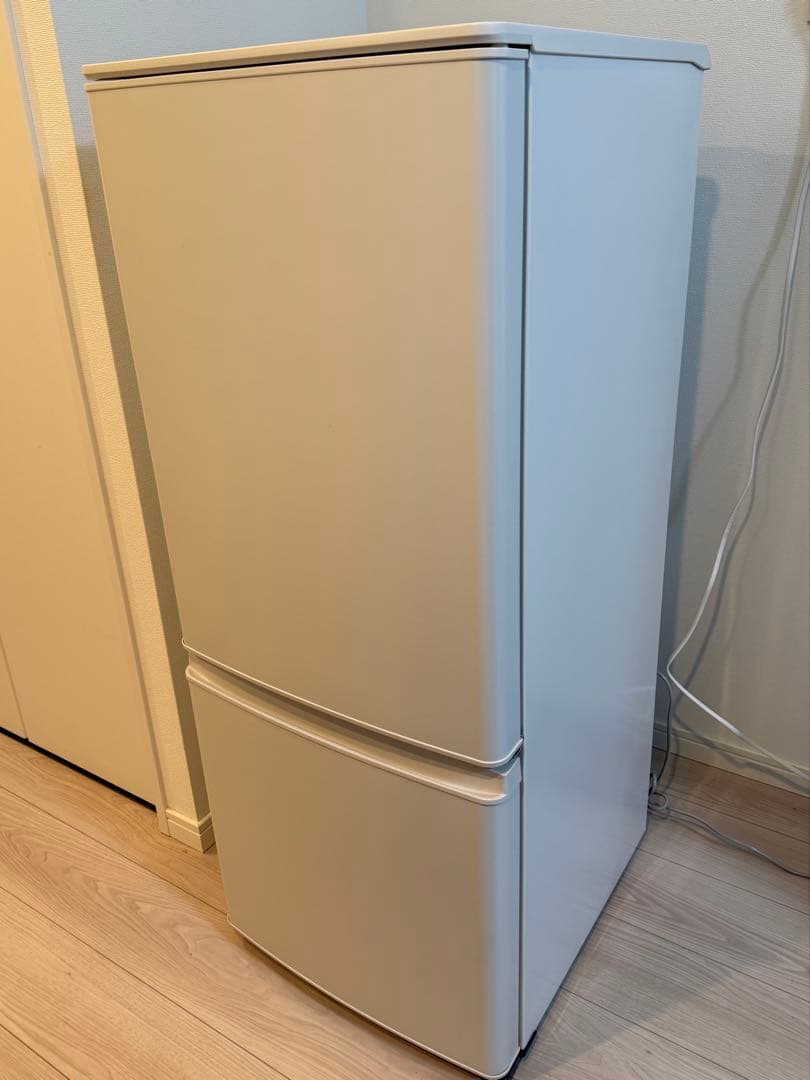 【美品】三菱電機 冷凍 冷蔵庫 MR-P15H-W 2022年製 146L