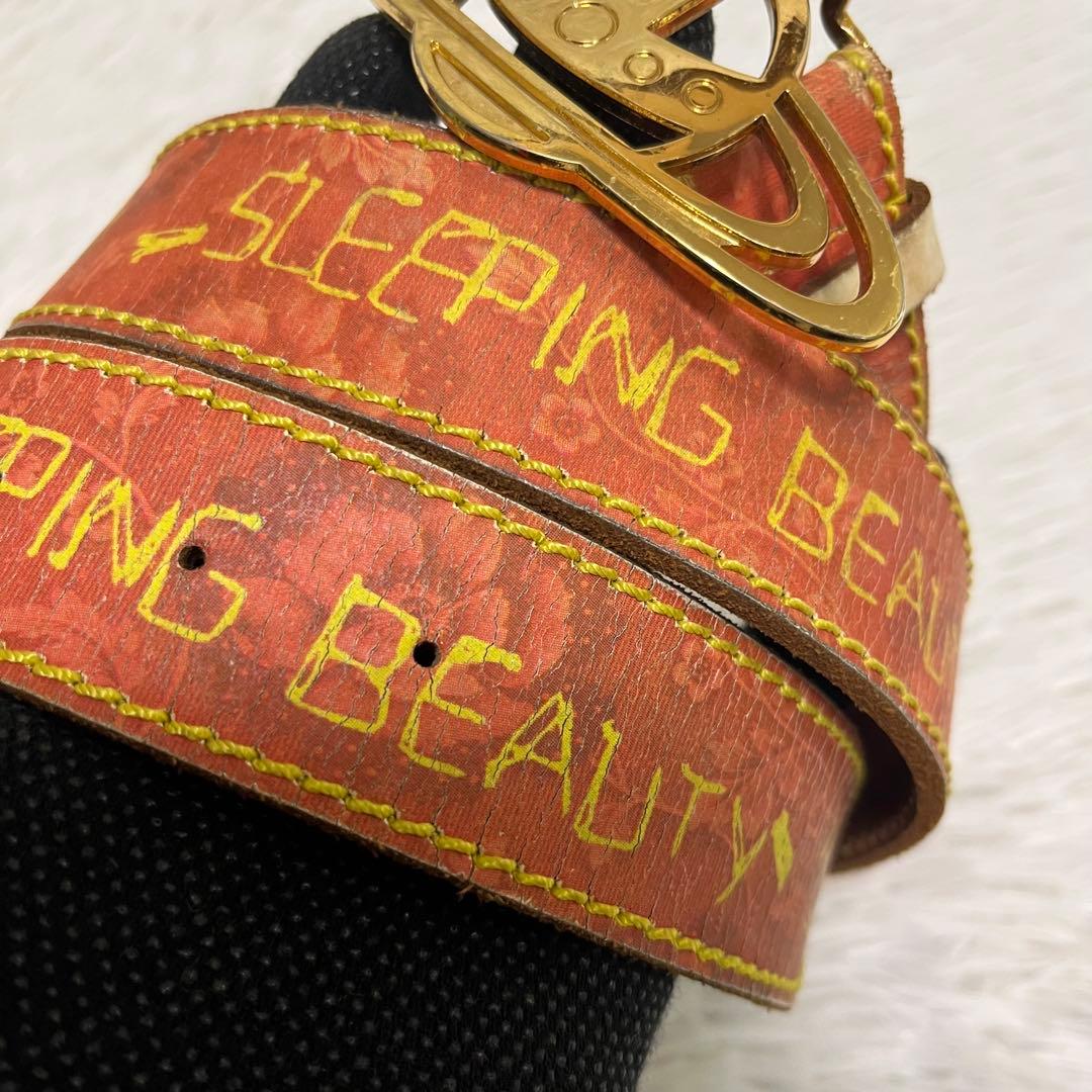 L*7様 希少 ヴィヴィアンウエストウッド レザーベルト ヴィンテージ オーブ