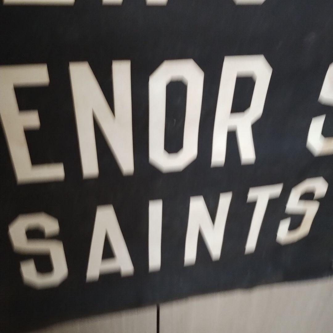 ヴィンテージバスロールサイン本物　1202