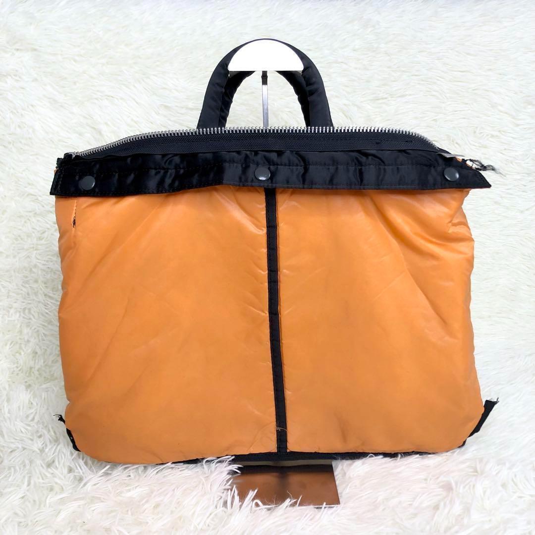 【美品】PORTER ポーター タンカー ブラック ショートヘルメット A4