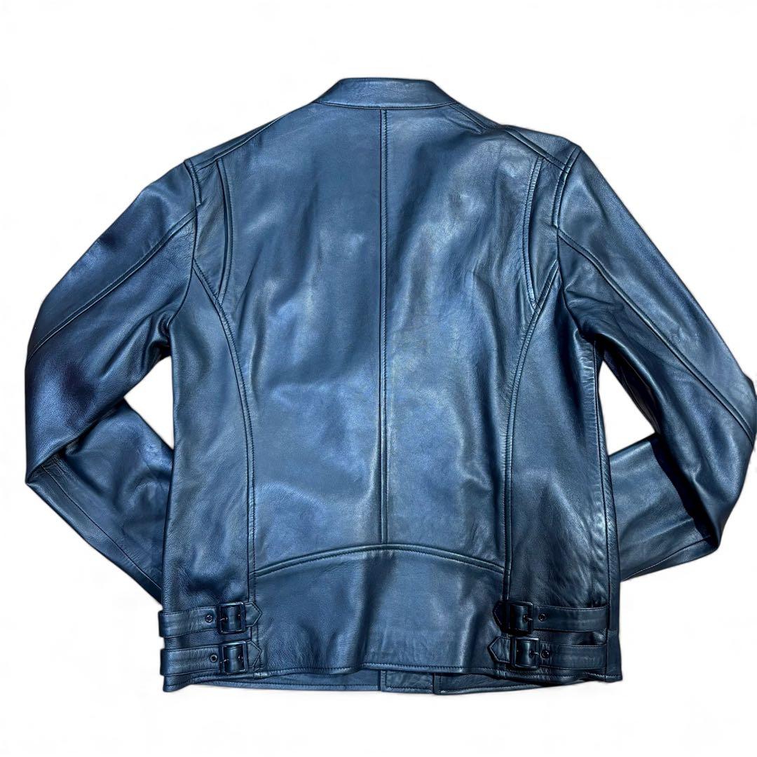 LondonDenim ロンドンデニム ダブルライダース ブラック 羊革 M