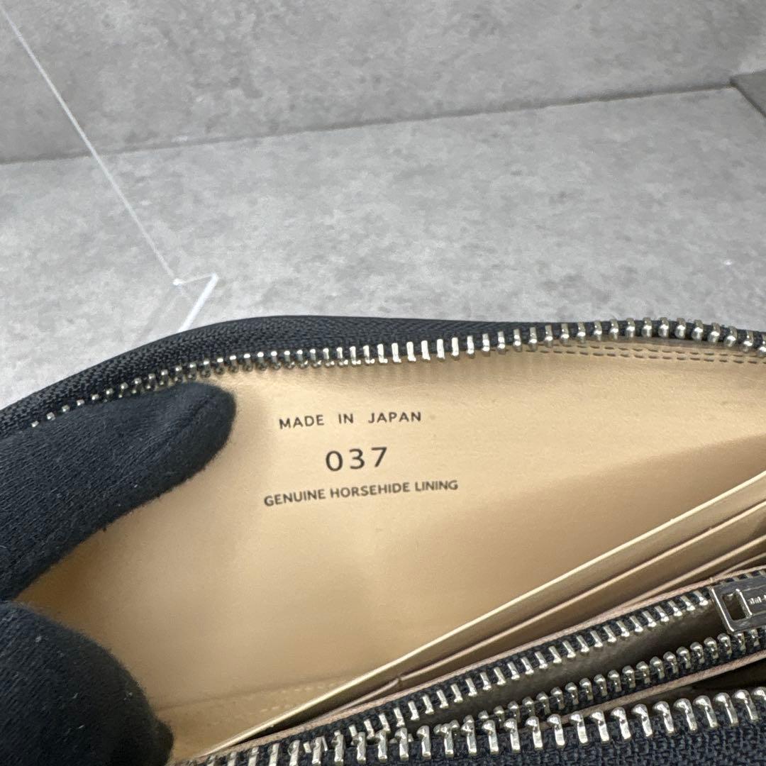 激レア美品！Porter ポーター　 最上級　馬革　ブラック　ジッパー　長財布