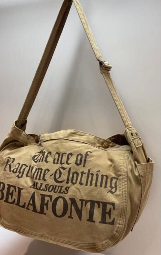 BELAFONTE ベラフォンテ ニュースペーパー バッグ キャンバス