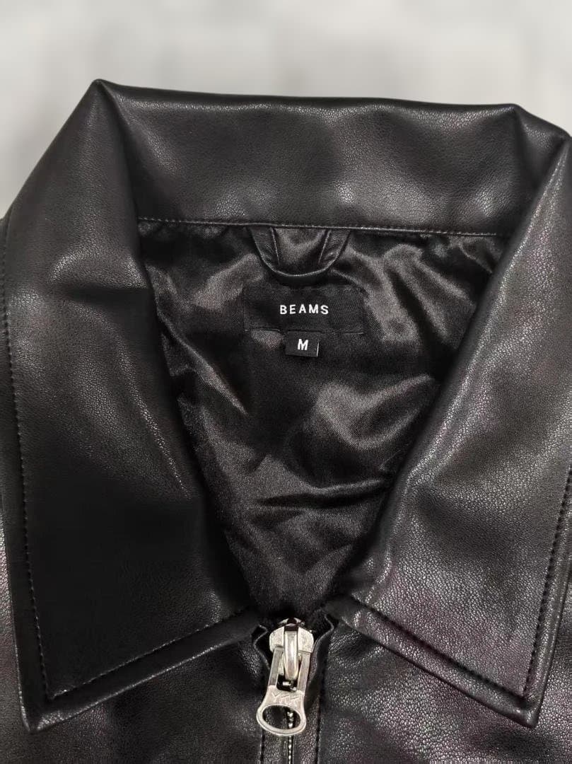 BEAMS ビームスレザーブルゾンジャケット