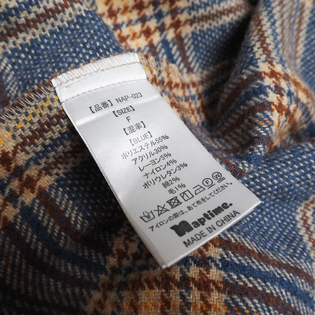 Naptime ナップタイム nap-023 チェックネルシャツ Nissy