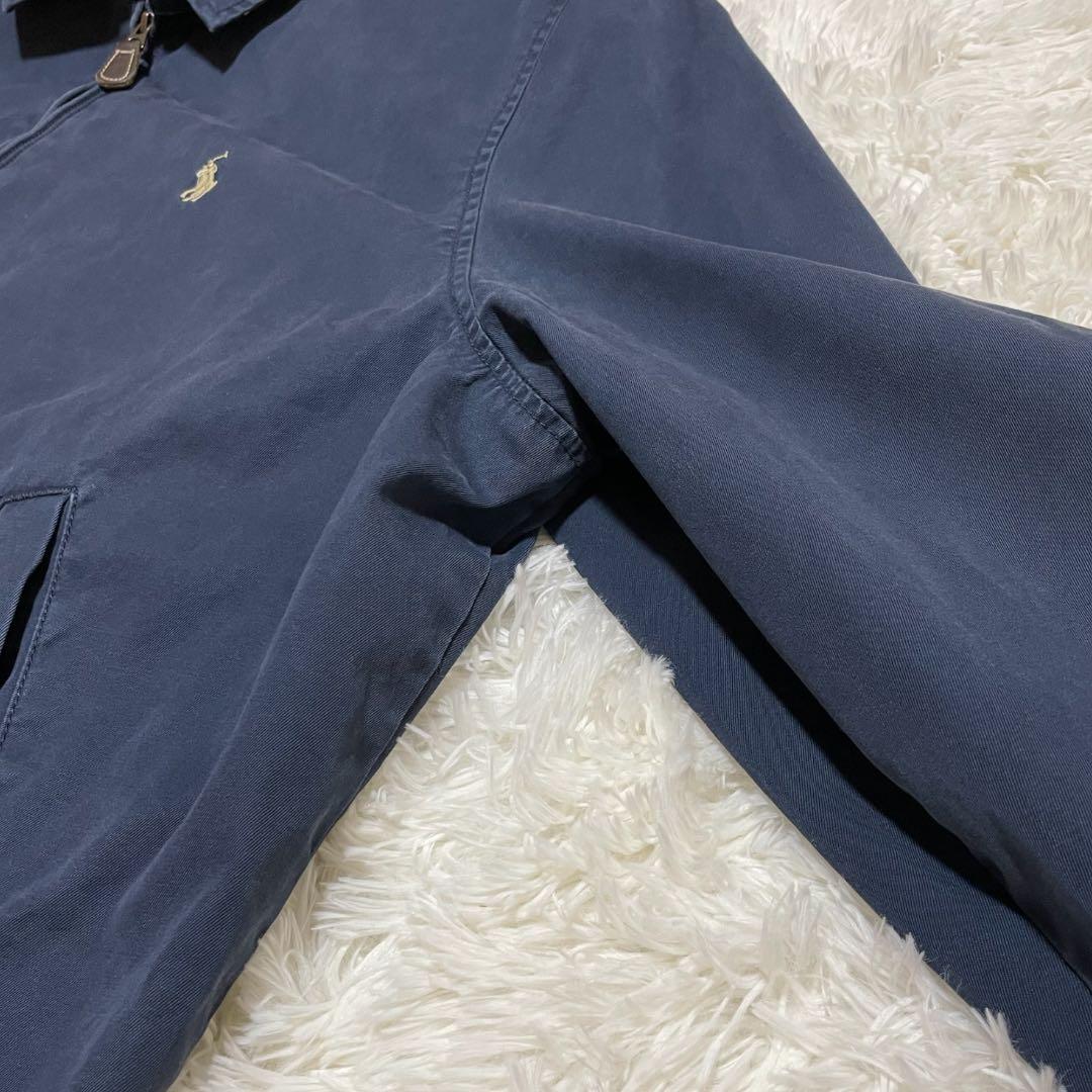 RALPH LAUREN ラルフローレン スイングトップ 2XL 紺 裏チェック