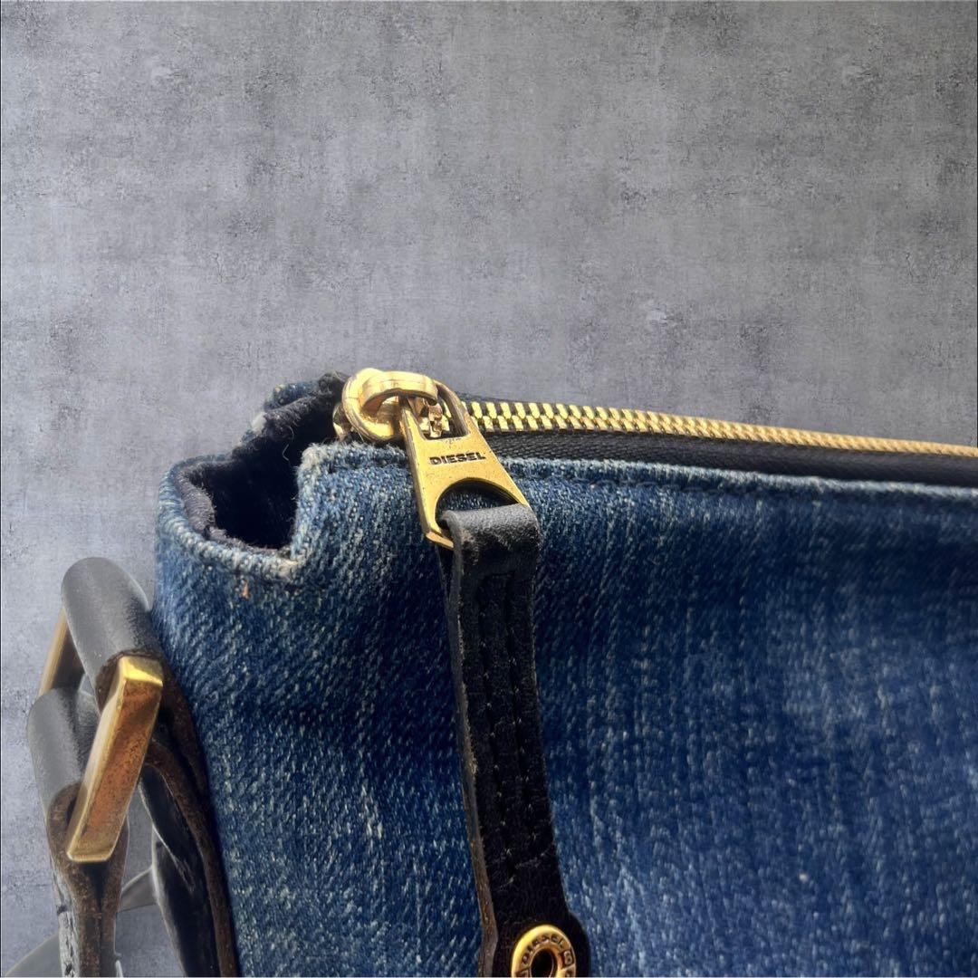 【希少】DIESEL デニム ショルダーバッグ メッセンジャーバッグ