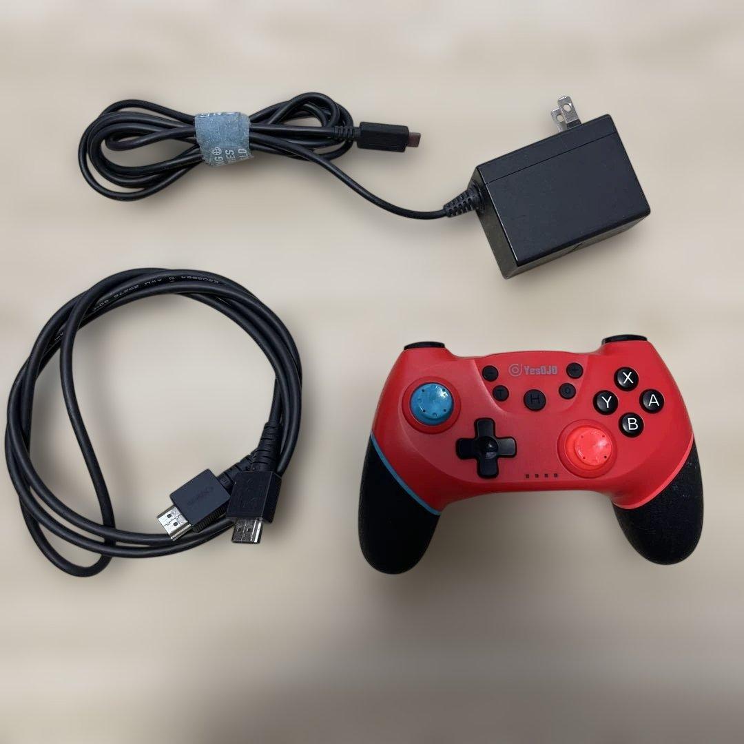 Nintendo Switch 本体 ピンク・グリーン 充実の付属品